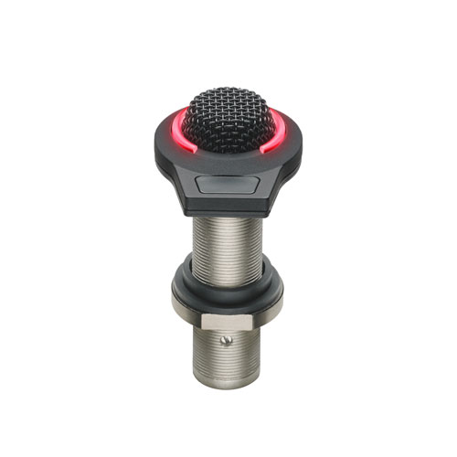 鐵三角 ES945/LED 全方向界面話筒 (帶輕觸開關及LED指示燈)-黑色-紅色led款